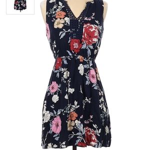 Market and Spruce floral dress, sz L petite
